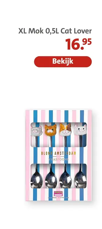 Aanbieding: XL Mok 0,5L Cat Lover
