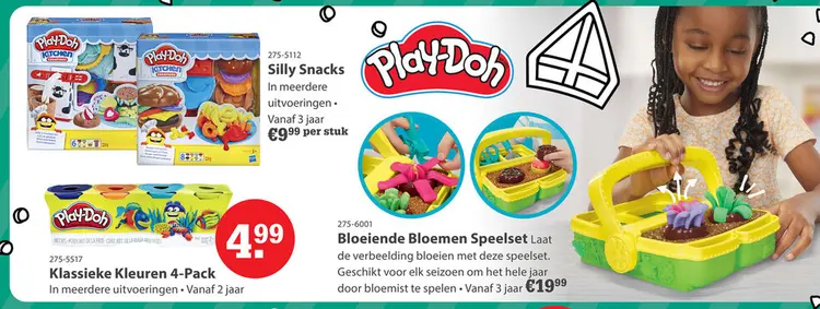Aanbieding: Playdoh Silly Snacks Assortiment