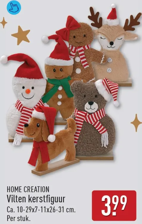 Aanbieding: Vilten kerstfiguur