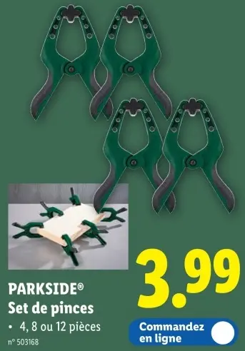 Offre: Set de pinces