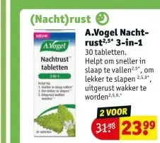 Aanbieding: A.Vogel Nachtrust 3-in-1