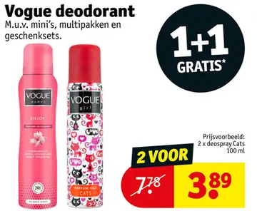 Aanbieding: Vogue deodorant
