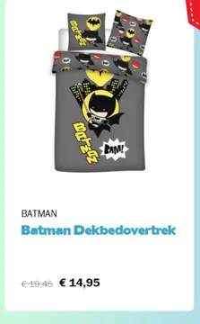 Aanbieding: Batman Dekbedovertrek