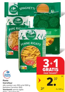 Aanbieding: Pasta Carrefour