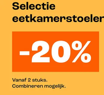 Aanbieding: Selectie eetkamerstoelen
