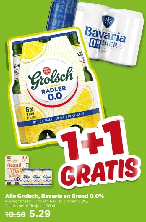 Grolsch Radler citroen 0.0%