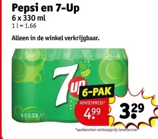 Promotie: Pepsi en 7-Up