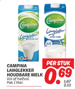 Langlekker houdbare melk
