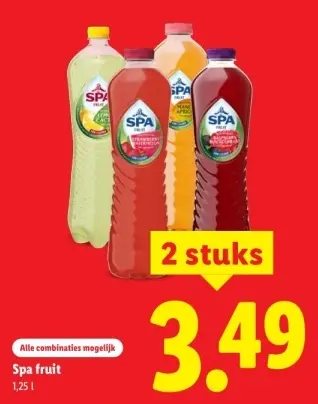 Aanbieding: Spa fruit
