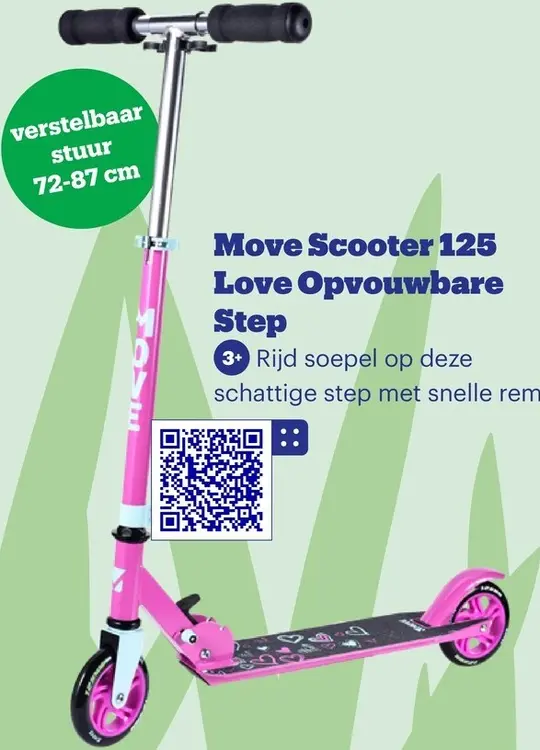 Promotie: Move Scooter 125 Love Opvouwbare Step
