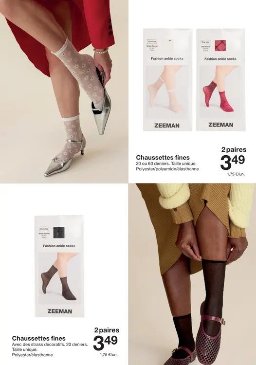 Offre: Chaussettes fines