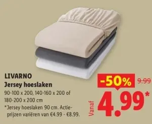 Aanbieding: Jersey hoeslaken