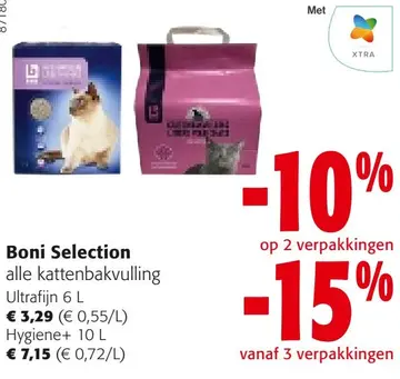 Aanbieding: Boni Selection alle kattenbakvulling