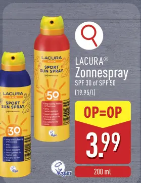 Promotie: Spray solaire