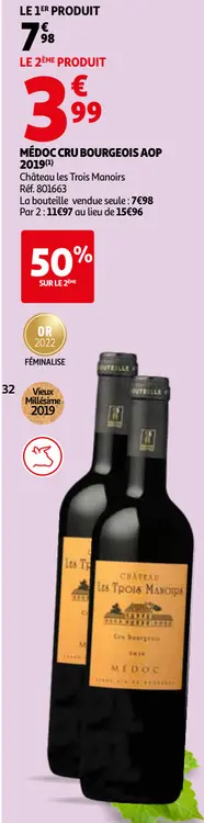 Offre: Médoc cru bourgeois aop