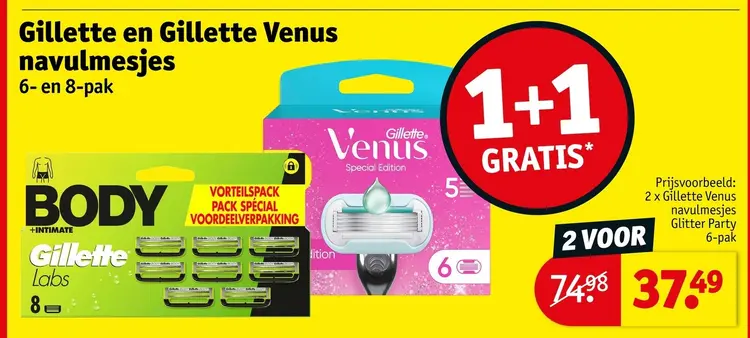 Promotie: Gillette en Gillette Venus navulmesjes