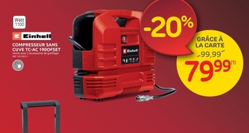 Offre: COMPRESSEUR SANS CUVE TC-AC 190OFSET