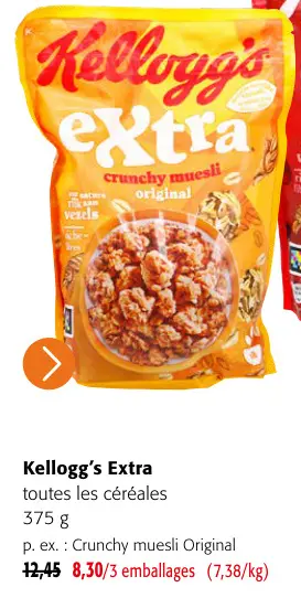 Offre: Extra crunchy muesli original