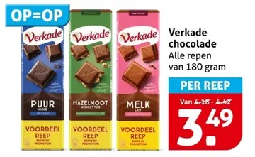 Aanbieding: Verkade chocolade