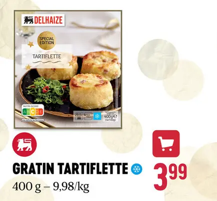 Offre: Gratin tartiflette
