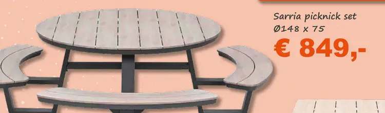 Aanbieding: Sarrie picknick set