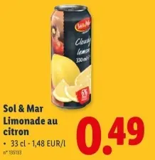 Offre: Limonade au citron