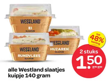 Aanbieding: Westland slaatjes