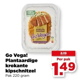 Aanbieding: Plantaardige krokante kipschnitzel