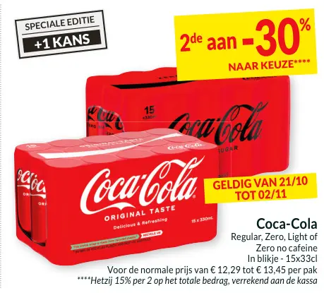 Aanbieding: Coca-Cola