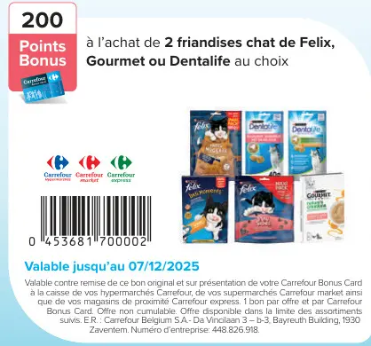 Offre: Friandises chat