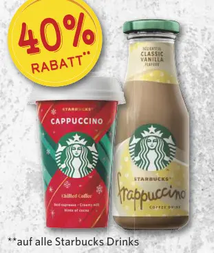 Aanbieding: Starbucks Drinks