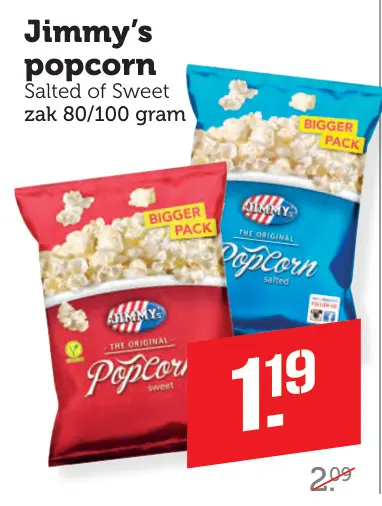 Aanbieding: popcorn