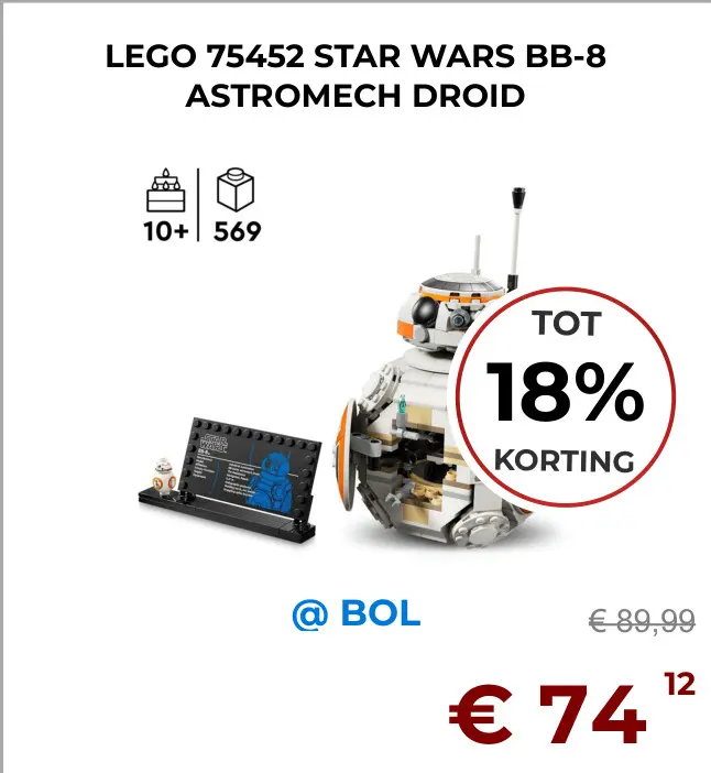 Aanbieding: Star wars bb-8 astromech droid