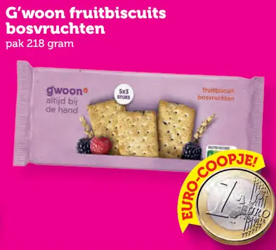 Aanbieding: Fruitbiscuits bosvruchten