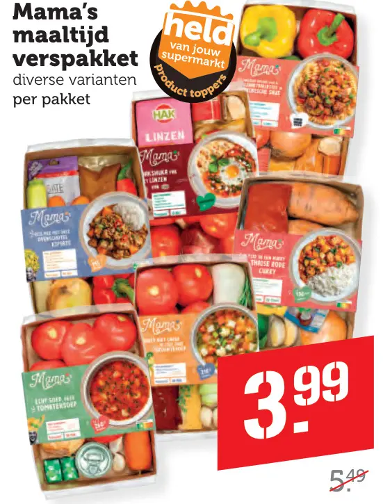Aanbieding: Mama's maaltijd verspakket