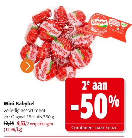 Promotie: Mini Babybel