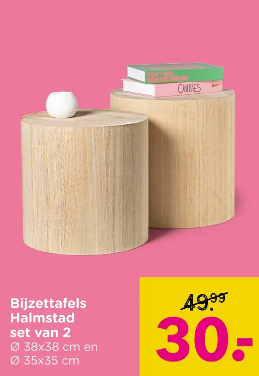 Aanbieding: Bijzettafels Halmstad