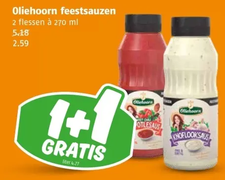 Aanbieding: feestsauzen