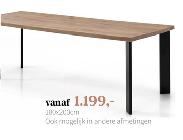 Aanbieding: Tafel