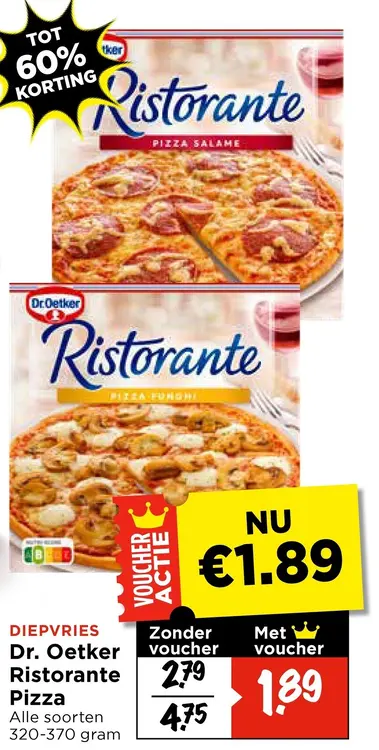 Aanbieding: Ristorante Pizza