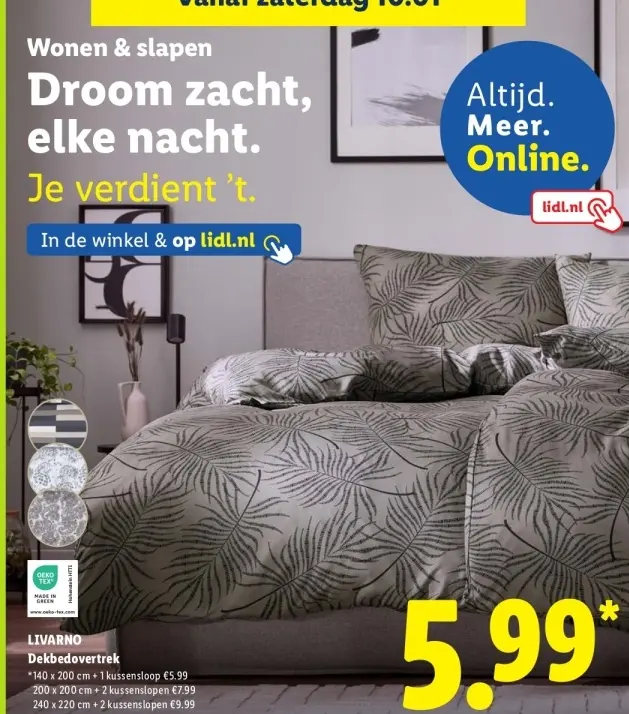 Aanbieding: Dekbedovertrek