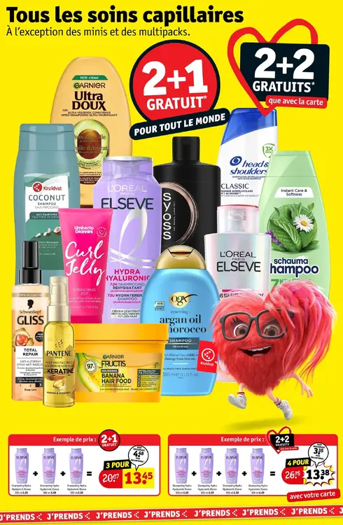 Offre: Tous les soins capillaires