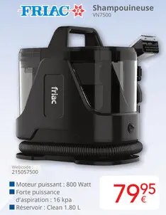 Offre: Shampouineuse