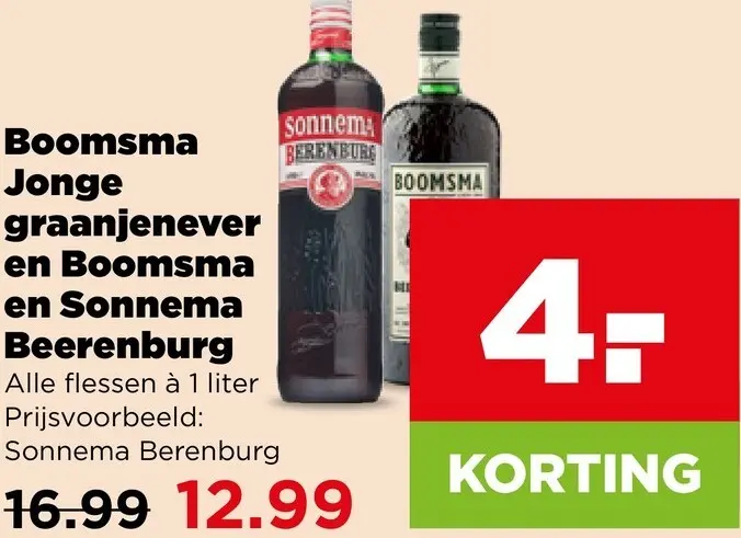 Aanbieding: Jonge graanjenever en Beerenburg