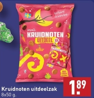 Aanbieding: Kruidnoten uitdeelzak