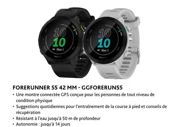 Offre: Forerunner 55 42mm