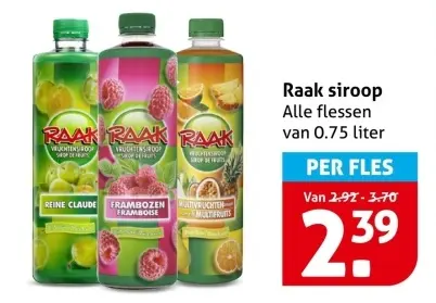 Aanbieding: siroop