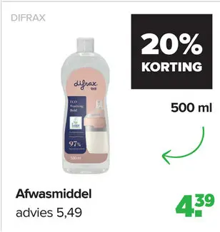 Aanbieding: Afwasmiddel