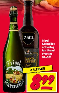 Aanbieding: Tripel Karmeliet of Hertog Jan Grand Prestige