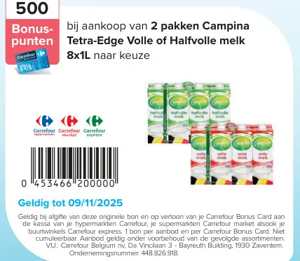 Aanbieding: Tetra-Edge Volle of Halfvolle melk
